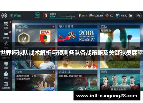 世界杯球队战术解析与预测各队备战策略及关键球员展望