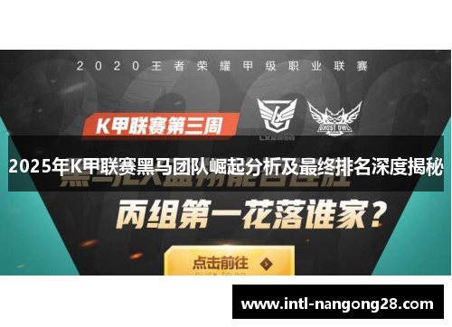 2025年K甲联赛黑马团队崛起分析及最终排名深度揭秘