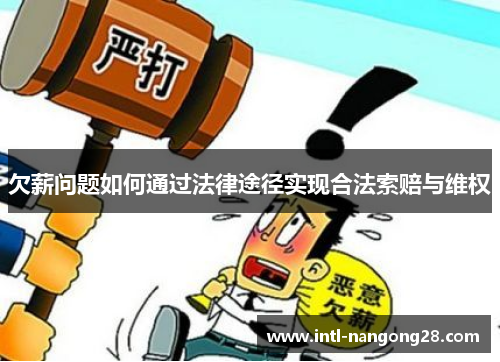 欠薪问题如何通过法律途径实现合法索赔与维权