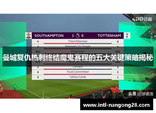 曼城复仇热刺终结魔鬼赛程的五大关键策略揭秘